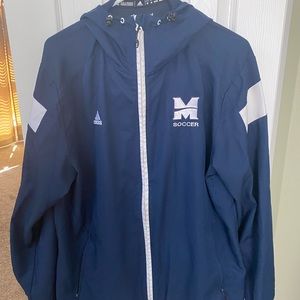 Michigan Soccer jacket. Adidas.
